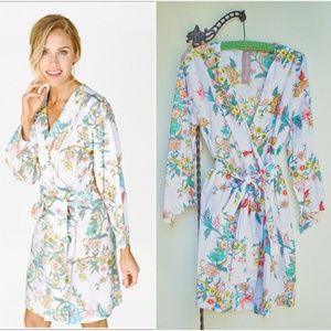 Plum Pretty Sugar Knee-Length Kimono Robe
